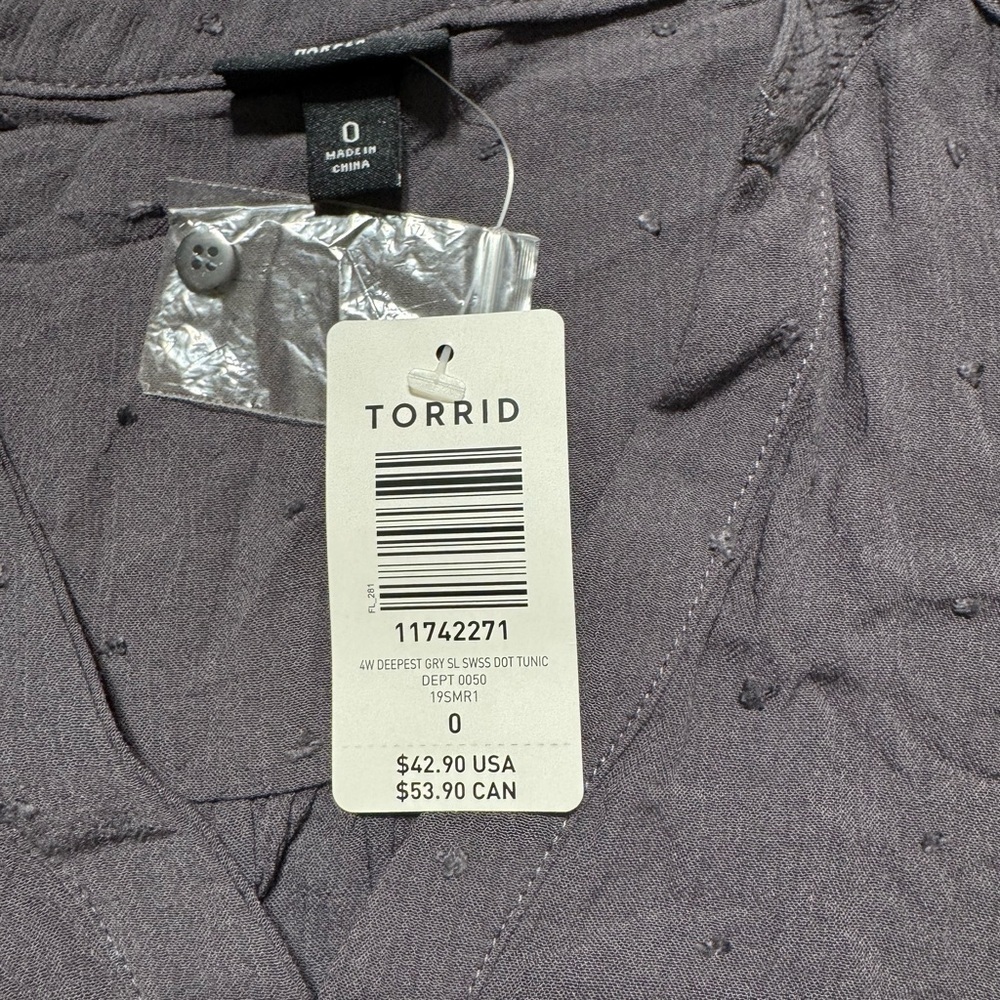 Torrid Dark Gray Sleeveless Top - Picture 3 of 6